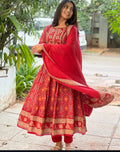 Indian handmade Printed cotton kantha kurtis set , mother day special