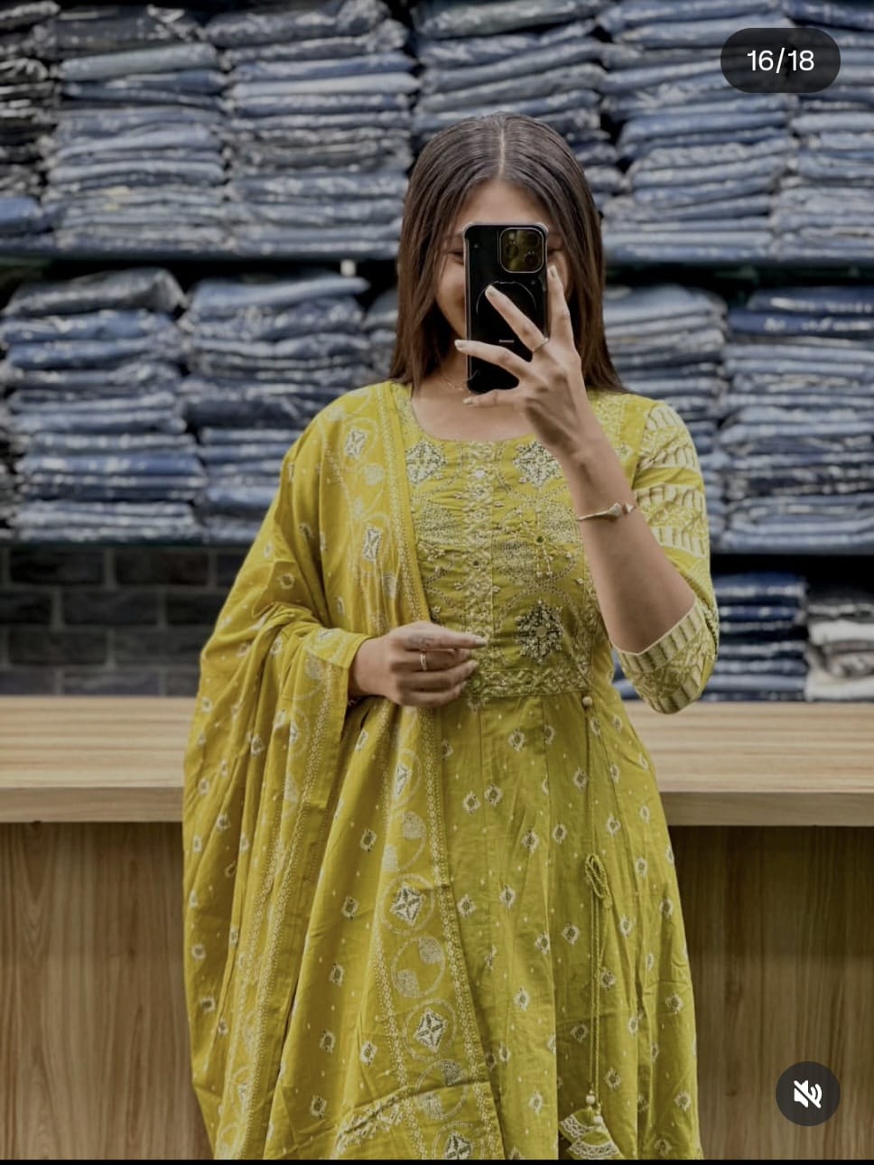 Printed cotton kantha kurtis set , mother day special
