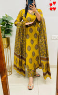 Stitched ready Printed cotton kantha kurtis set