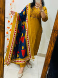 Handmade stitched ready Printed cotton kantha kurtis set